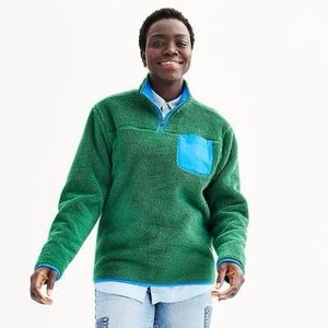 (NWOT) Crayola x Kohl’s | Quarter Zip High Pile Fleece Pullover